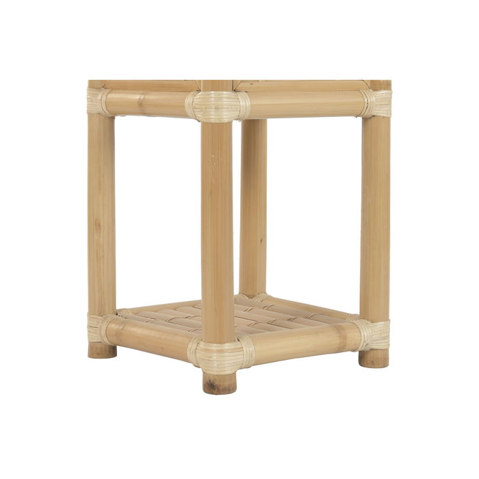 DKD Home Decor Macetero Bambú y Ratán Natural 35x35x76