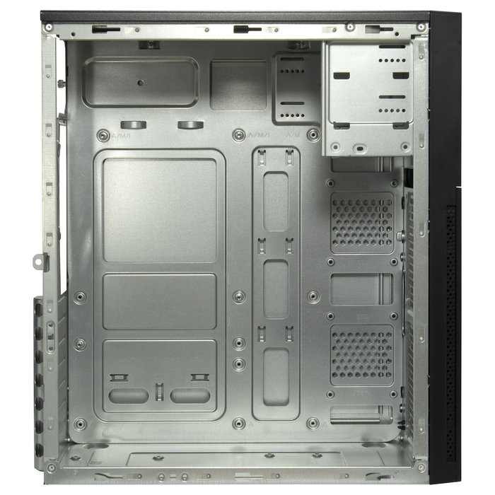 Inter-Tech IT-2815 Linear Caja PC Midi Tower Negro, Compatible con ATX, Micro-ATX, Mini-ITX, 2 Bahías 5.25", 2 Puertos 3.5", USB 3.2 Gen 1 y USB-C