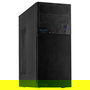Inter-Tech IT-2815 Linear Caja PC Midi Tower Negro, Compatible con ATX, Micro-ATX, Mini-ITX, 2 Bahías 5.25", 2 Puertos 3.5", USB 3.2 Gen 1 y USB-C