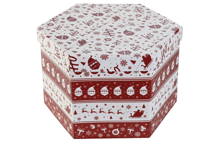DKD Home Decor Bola Decoracion Navidad Tradicional Rojo Blanco Set 14 Piezas 21.5 x 15.5 x 25 cm