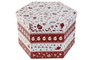 DKD Home Decor Bola Decoracion Navidad Tradicional Rojo Blanco Set 14 Piezas 21.5 x 15.5 x 25 cm