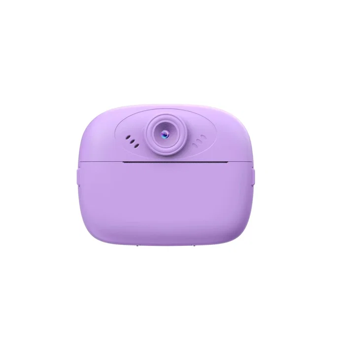 Celly KIDSCAMPRINTVL Cámara Digital Compacta para Niños con Función de Impresión Violeta, 30+ Efectos, Juegos y Reproductor de Música
