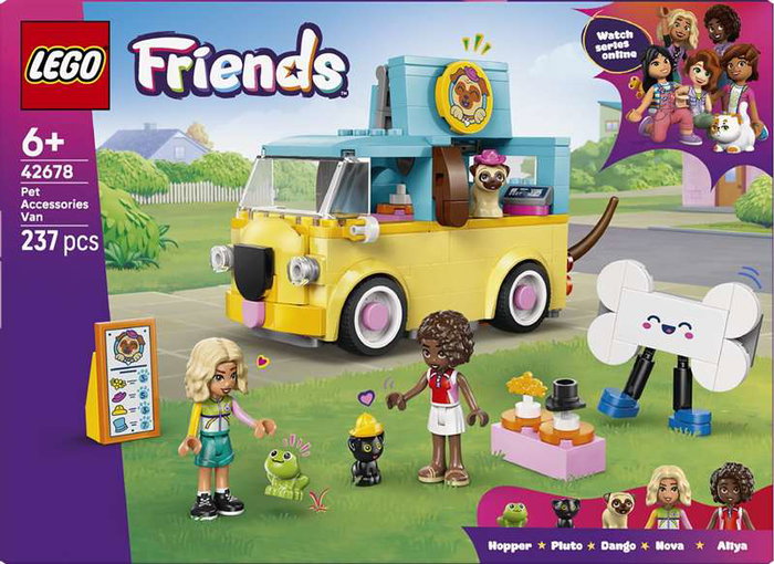 LEGO Friends Juego de Construccion Furgoneta de Accesorios Caninos para nino