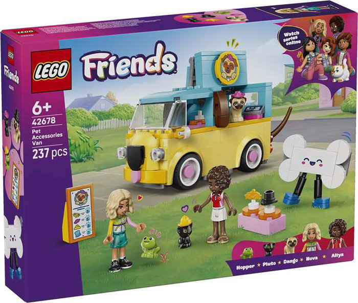LEGO Friends Juego de Construccion Furgoneta de Accesorios Caninos para nino