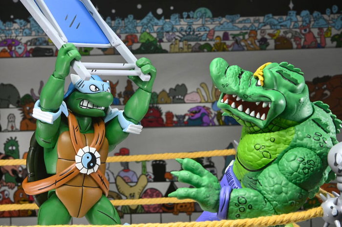 Tortugas Ninja (Archie Comics) Figuras Paquete de 4 Stump Wrestling Turtles 18 cm