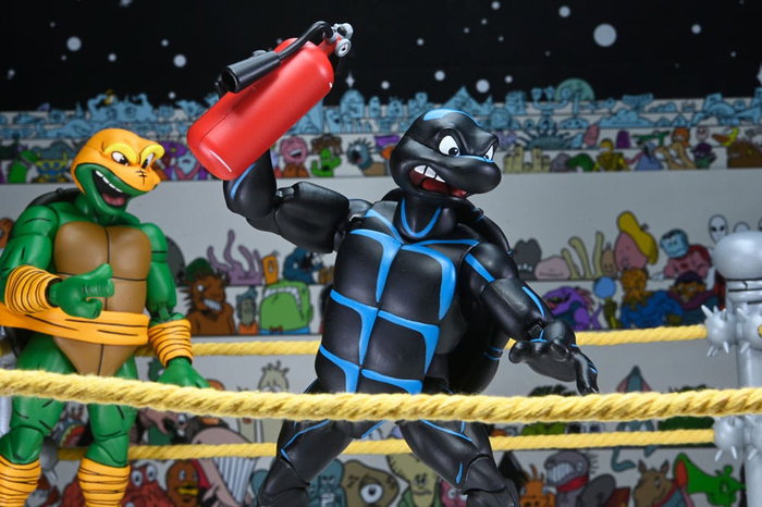 Tortugas Ninja (Archie Comics) Figuras Paquete de 4 Stump Wrestling Turtles 18 cm