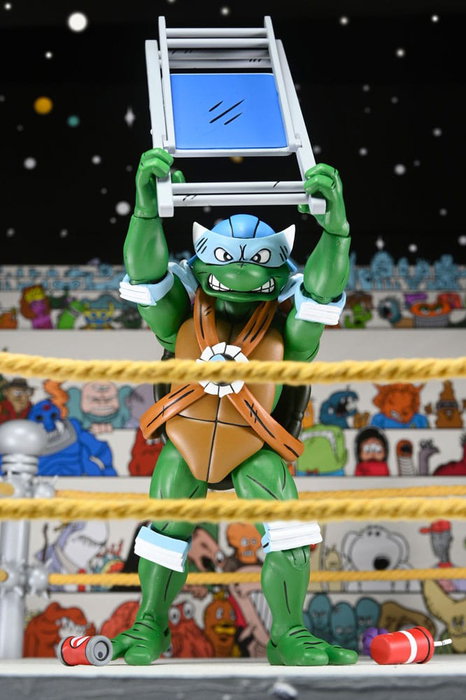 Tortugas Ninja (Archie Comics) Figuras Paquete de 4 Stump Wrestling Turtles 18 cm