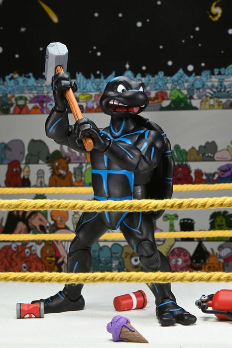 Tortugas Ninja (Archie Comics) Figuras Paquete de 4 Stump Wrestling Turtles 18 cm