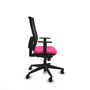 PIQUERAS Y CRESPO Silla de oficina Horna Rosa con mecanismo Sincro