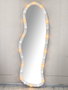 DKD Home Decor Espejo LED Metal 56,5x7,5x168 Bombillas Blanco