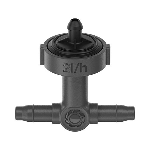 GARDENA Goteros Micro-Drip-System 2 l/h (10 unidades, gris oscuro, Modelo 2023) inevitable