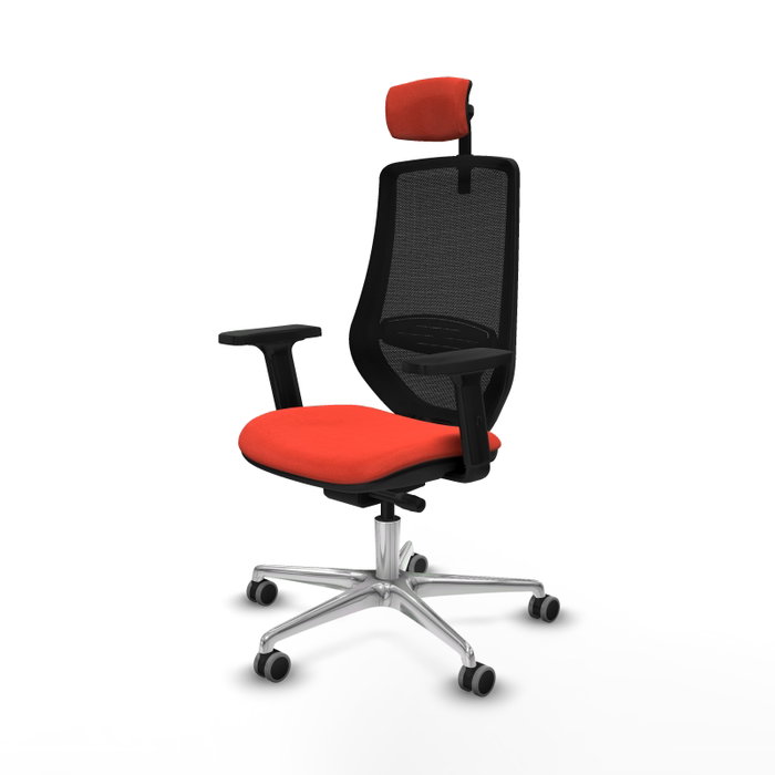 PIQUERAS Y CRESPO Silla de oficina Mardos con mecanismo Sincro/Traslack, Naranja oscuro y Negro PIQUERAS Y CRESPO Silla de oficina Mardos con mecanismo Sincro/Traslack, Naranja oscuro y Negro