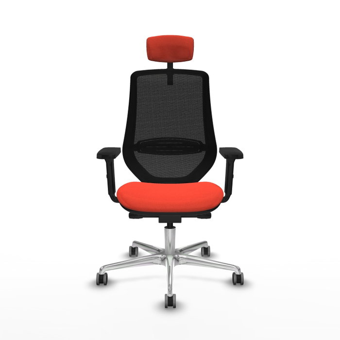 PIQUERAS Y CRESPO Silla de oficina Mardos con mecanismo Sincro/Traslack, Naranja oscuro y Negro PIQUERAS Y CRESPO Silla de oficina Mardos con mecanismo Sincro/Traslack, Naranja oscuro y Negro