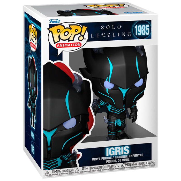 Funko Figura POP Solo Leveling Igris Vinilo 9cm Caja Regalo