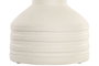 DKD Home Decor Jarrón de Terracota y Ratán con Asas Blanco
