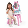 Smoby Gabby y la Casa Mágica Tocador infantil 2 en 1 con taburete y 12 accesorios