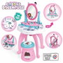 Smoby Gabby y la Casa Mágica Tocador infantil 2 en 1 con taburete y 12 accesorios