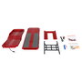 Amewi Tieflader-Sattelauflieger Dreiachse Scania 1:18 Rojo para Tractor 8+ Años