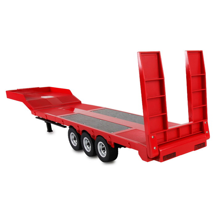 Amewi Tieflader-Sattelauflieger Dreiachse Scania 1:18 Rojo para Tractor 8+ Años