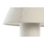 DKD Home Decor Lámpara de Sobremesa Metal y Poliéster Bucle Blanco y Negro