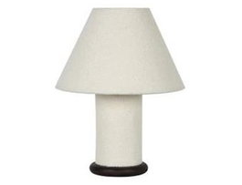 DKD Home Decor Lámpara de Sobremesa Metal y Poliéster Bucle Blanco y Negro