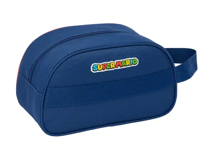 Neceser de Viaje Super Mario Mamma mia Rojo Azul marino 26 x 15 x 12 cm