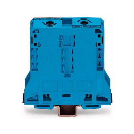 WAGO 285-194 Bornera de paso de 2 conductores, 1000 V, Azul WAGO 285-194 Bornera de paso de 2 conductores, 1000 V, Azul