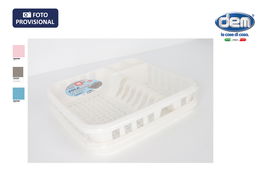 Inde Escurreplatos con Bandeja Zola 33,7 x 35,4 x 8,8 cm Colores (4 Unidades)