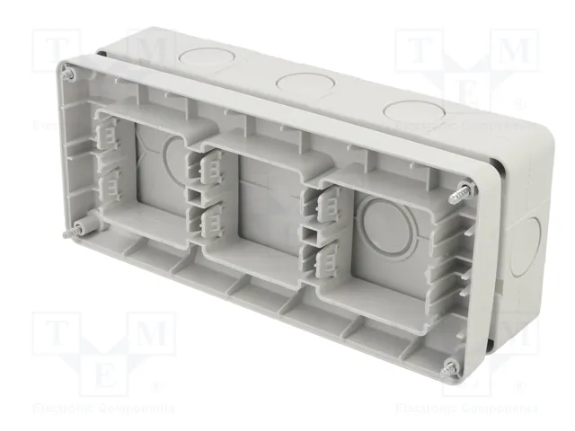 GEWISS 27 COMBI Carcasa para Aparatos Modulares Gris GEWISS 27 COMBI Carcasa para Aparatos Modulares Gris