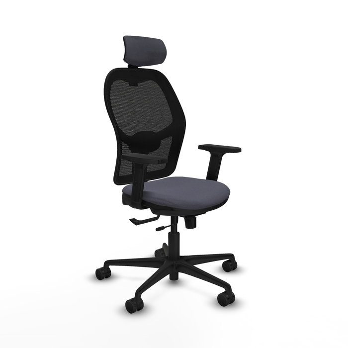 PIQUERAS Y CRESPO Silla de oficina Jorquera Sincro/Traslack Gris oscuro y Negro PIQUERAS Y CRESPO Silla de oficina Jorquera Sincro/Traslack Gris oscuro y Negro