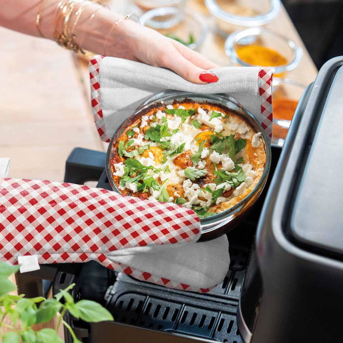 Fuente Redonda Vidrio Airfryer Ô Cuisine 20x20 cm -1 L