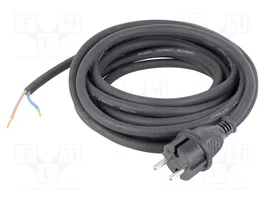 AS SCHWABE Cable de alimentación H07RN-F 2x1,5mm2 5m