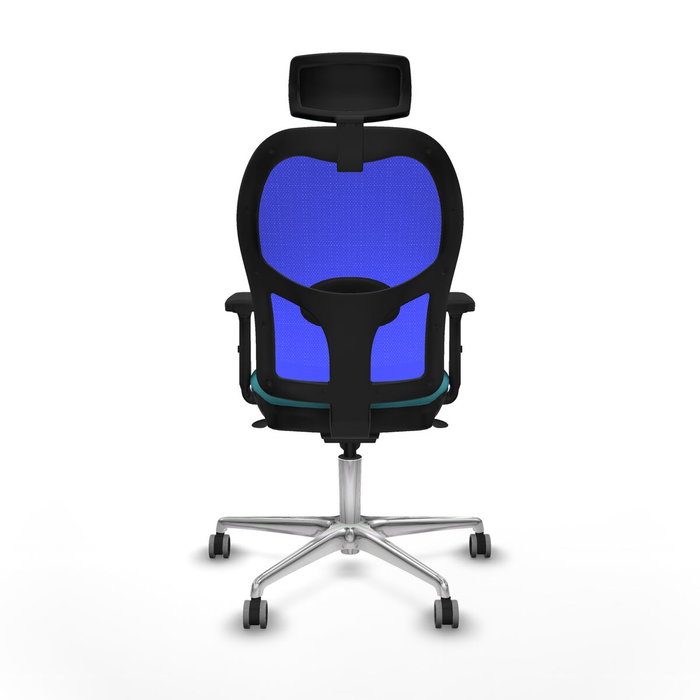 PIQUERAS Y CRESPO Silla de oficina Jorquera Turquesa y Azul