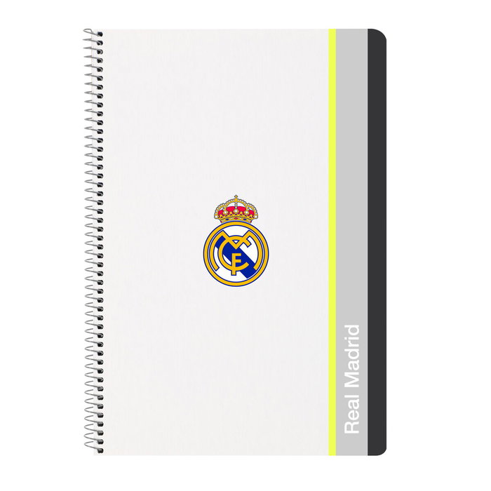 Safta Cuaderno Espiral Folio Real Madrid Equipación 25/26 80 Hojas