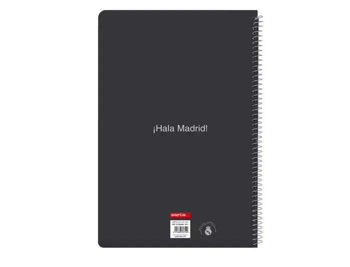 Safta Cuaderno Espiral Folio Real Madrid Equipación 25/26 80 Hojas