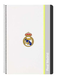 Safta Cuaderno Espiral Folio Real Madrid Equipación 25/26 80 Hojas