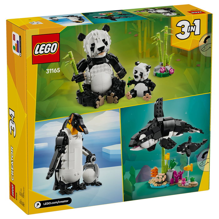 LEGO Creator 31165 Familia de Pandas, Juego de Construcción de Fauna Salvaje con 626 Piezas, para Niños de 8 a 99 Años LEGO Creator 31165 Familia de Pandas, Juego de Construcción de Fauna Salvaje con 626 Piezas, para Niños de 8 a 99 Años