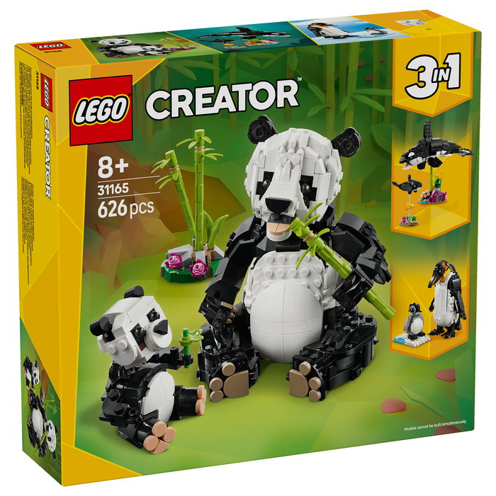 LEGO Creator 31165 Familia de Pandas, Juego de Construcción de Fauna Salvaje con 626 Piezas, para Niños de 8 a 99 Años LEGO Creator 31165 Familia de Pandas, Juego de Construcción de Fauna Salvaje con 626 Piezas, para Niños de 8 a 99 Años