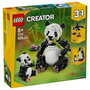 LEGO Creator 31165 Familia de Pandas, Juego de Construcción de Fauna Salvaje con 626 Piezas, para Niños de 8 a 99 Años