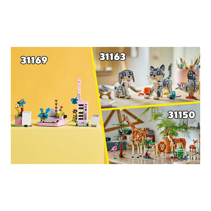 LEGO Creator 31165 Familia de Pandas, Juego de Construcción de Fauna Salvaje con 626 Piezas, para Niños de 8 a 99 Años LEGO Creator 31165 Familia de Pandas, Juego de Construcción de Fauna Salvaje con 626 Piezas, para Niños de 8 a 99 Años