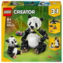 LEGO Creator 31165 Familia de Pandas, Juego de Construcción de Fauna Salvaje con 626 Piezas, para Niños de 8 a 99 Años