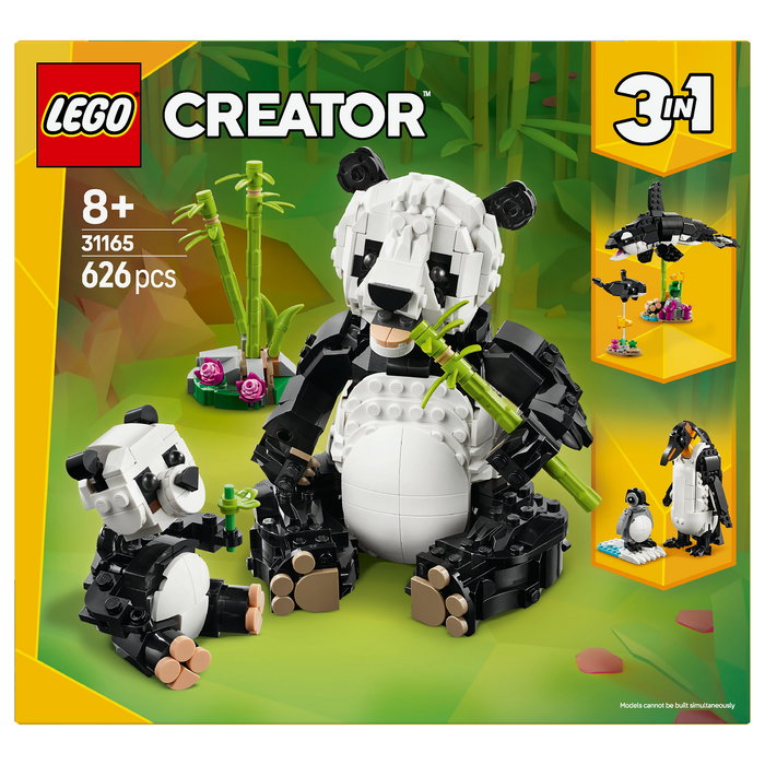 LEGO Creator 31165 Familia de Pandas, Juego de Construcción de Fauna Salvaje con 626 Piezas, para Niños de 8 a 99 Años LEGO Creator 31165 Familia de Pandas, Juego de Construcción de Fauna Salvaje con 626 Piezas, para Niños de 8 a 99 Años