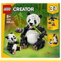 LEGO Creator 31165 Familia de Pandas, Juego de Construcción de Fauna Salvaje con 626 Piezas, para Niños de 8 a 99 Años