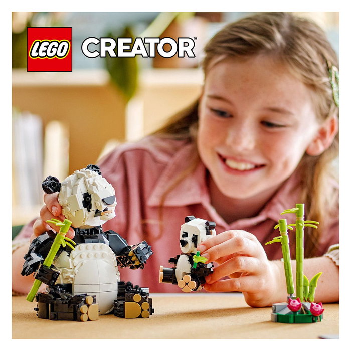 LEGO Creator 31165 Familia de Pandas, Juego de Construcción de Fauna Salvaje con 626 Piezas, para Niños de 8 a 99 Años LEGO Creator 31165 Familia de Pandas, Juego de Construcción de Fauna Salvaje con 626 Piezas, para Niños de 8 a 99 Años