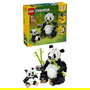 LEGO Creator 31165 Familia de Pandas, Juego de Construcción de Fauna Salvaje con 626 Piezas, para Niños de 8 a 99 Años