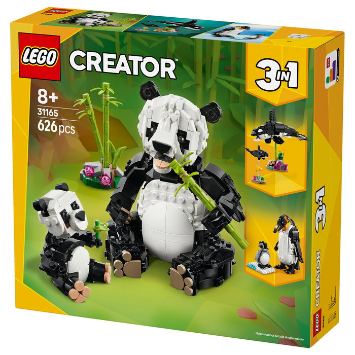 LEGO Creator 31165 Familia de Pandas, Juego de Construcción de Fauna Salvaje con 626 Piezas, para Niños de 8 a 99 Años LEGO Creator 31165 Familia de Pandas, Juego de Construcción de Fauna Salvaje con 626 Piezas, para Niños de 8 a 99 Años