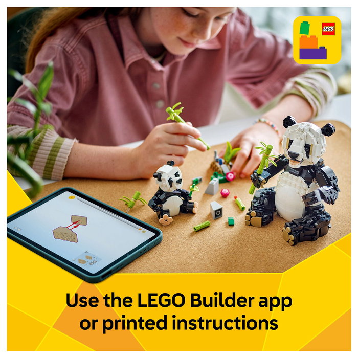 LEGO Creator 31165 Familia de Pandas, Juego de Construcción de Fauna Salvaje con 626 Piezas, para Niños de 8 a 99 Años LEGO Creator 31165 Familia de Pandas, Juego de Construcción de Fauna Salvaje con 626 Piezas, para Niños de 8 a 99 Años
