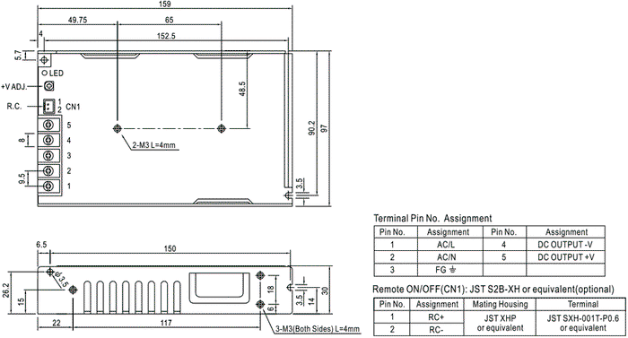 MEAN WELL RSP-75-15 75W 15VDC 5A MEAN WELL RSP-75-15 75W 15VDC 5A