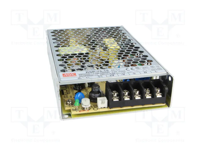 MEAN WELL RSP-75-15 75W 15VDC 5A MEAN WELL RSP-75-15 75W 15VDC 5A