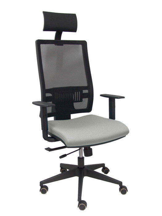 PIQUERAS Y CRESPO Silla de oficina Horna Gris claro con mecanismo Sincro/Traslack PIQUERAS Y CRESPO Silla de oficina Horna Gris claro con mecanismo Sincro/Traslack